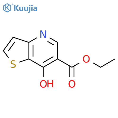 ethyl 7-hydroxythieno[3,2-b]pyridine-6-carboxylate structure