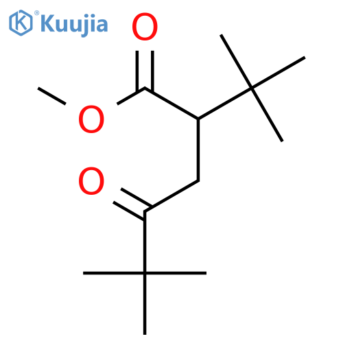 HEXANOIC ACID, 2-(1,1-DIMETHYLETHYL)-5,5-DIMETHYL-4-OXO-, METHYL ESTER structure