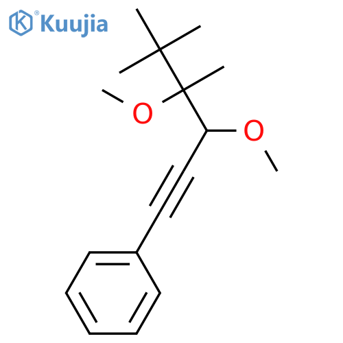 Benzene, (3,4-dimethoxy-4,5,5-trimethyl-1-hexynyl)- structure