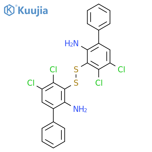 [1,1'-Biphenyl]-2-amine, 3,3''-dithiobis[4,5-dichloro- structure