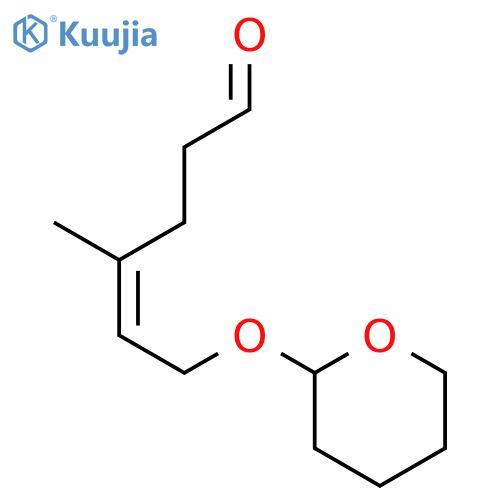 4-Hexenal, 4-methyl-6-[(tetrahydro-2H-pyran-2-yl)oxy]-, (Z)- structure
