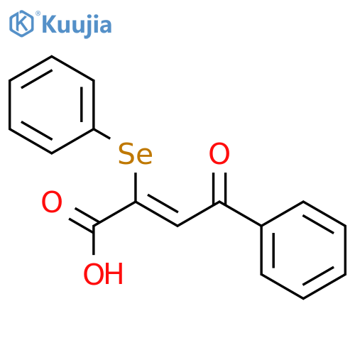 2-BUTENOIC ACID, 4-OXO-4-PHENYL-2-(PHENYLSELENO)- structure