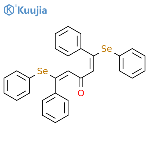 1,4-PENTADIEN-3-ONE, 1,5-DIPHENYL-1,5-BIS(PHENYLSELENO)- structure