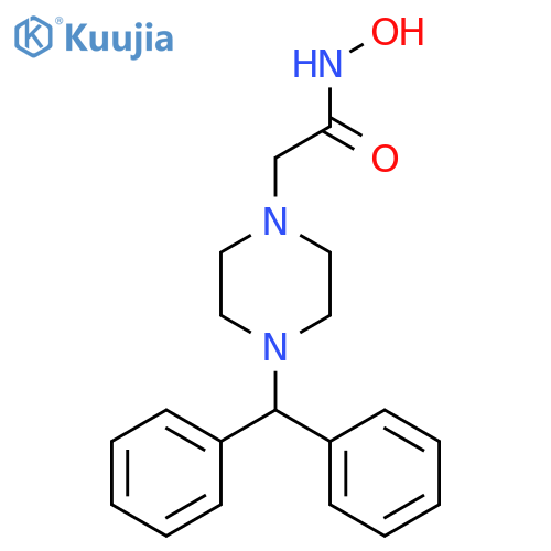 1-PIPERAZINEACETAMIDE, 4-(DIPHENYLMETHYL)-N-HYDROXY- structure