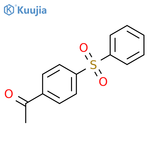1-4-(Phenylsulfonyl)phenyl-1-ethanone structure