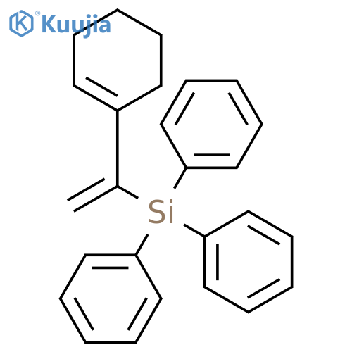 Silane, [1-(1-cyclohexen-1-yl)ethenyl]triphenyl- structure