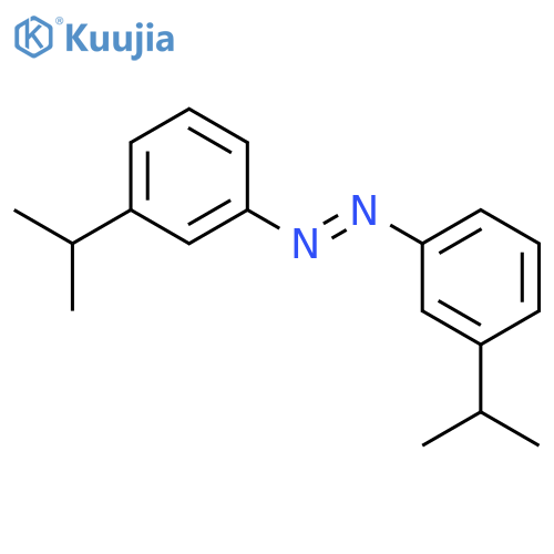Diazene, bis[3-(1-methylethyl)phenyl]- structure