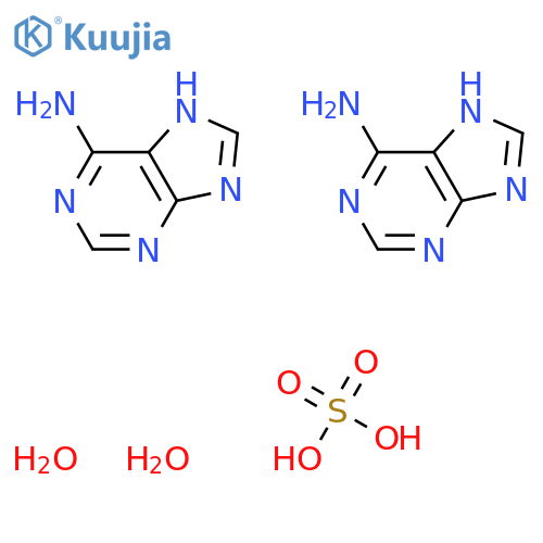 9H-Purin-6-amine hemisulfate dihydrate structure