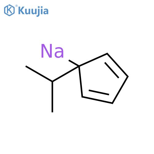 Sodium,[1-(1-methylethyl)-2,4-cyclopentadien-1-yl]- structure