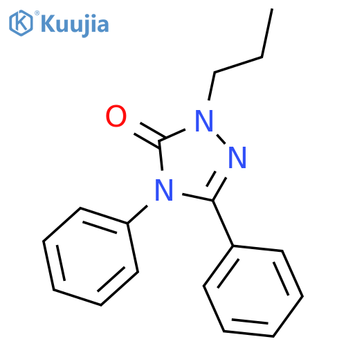 3H-1,2,4-TRIAZOL-3-ONE, 2,4-DIHYDRO-4,5-DIPHENYL-2-PROPYL- structure