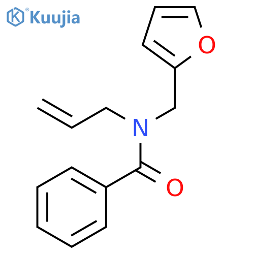 Benzamide, N-(2-furanylmethyl)-N-2-propenyl- structure