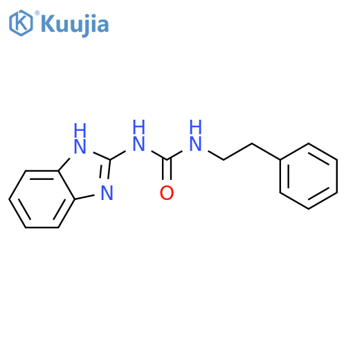 Urea, N-1H-benzimidazol-2-yl-N'-(2-phenylethyl)- structure