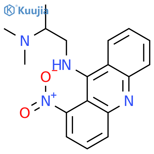 1,2-PROPANEDIAMINE, N2,N2-DIMETHYL-N1-(1-NITRO-9-ACRIDINYL)- structure