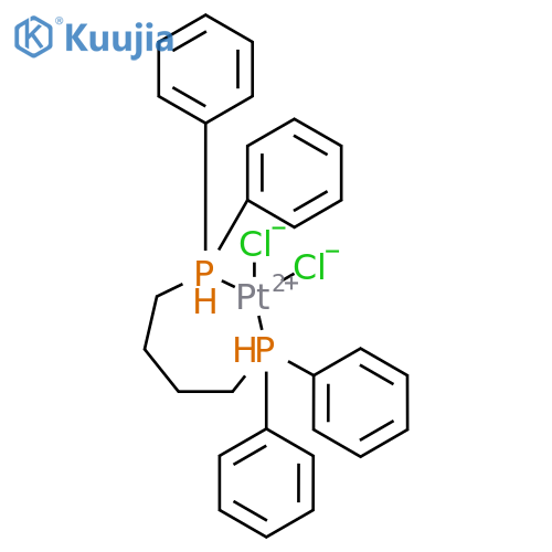 Platinum, [1,1'-(1,4-butanediyl)bis[1,1-diphenylphosphine-κP]]dichloro-, (SP-4-2)- structure