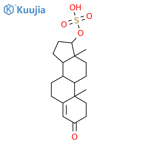 Androst-4-en-3-one,17-(sulfooxy)-, (17b)- structure
