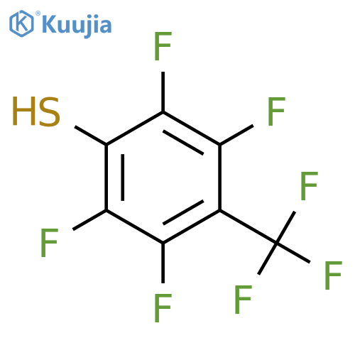 2,3,5,6-Tetrafluoro-4-(trifluoromethyl)benzenethiol structure