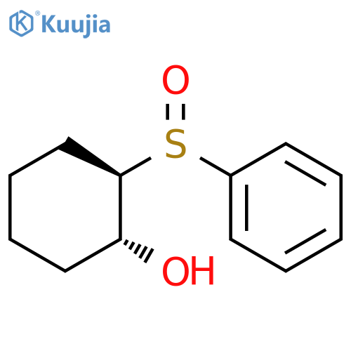 Cyclohexanol, 2-(phenylsulfinyl)-, (1R,2R)-rel- structure