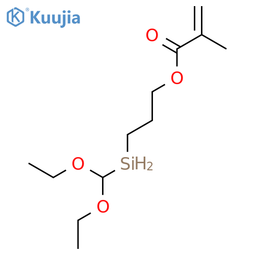 3-Diethoxy(methyl)silylpropyl Methacrylate structure