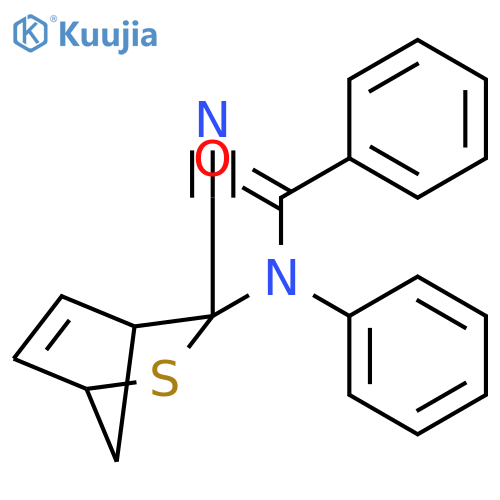 Benzamide, N-(3-cyano-2-thiabicyclo[2.2.1]hept-5-en-3-yl)-N-phenyl- structure