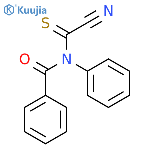 Benzamide, N-(cyanothioxomethyl)-N-phenyl- structure