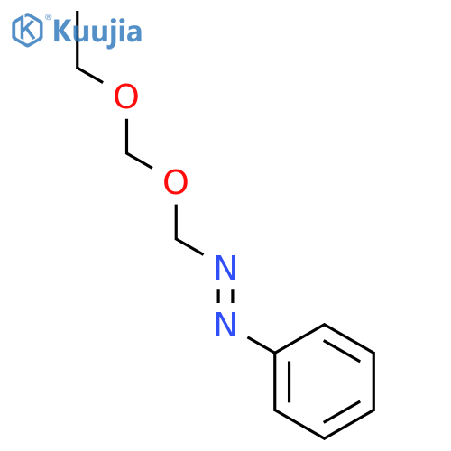 Diazene, (ethoxymethoxymethyl)phenyl-, (E)- structure