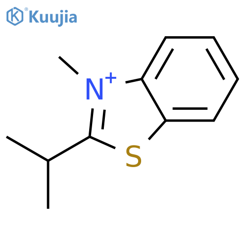 Benzothiazolium, 3-methyl-2-(1-methylethyl)- structure