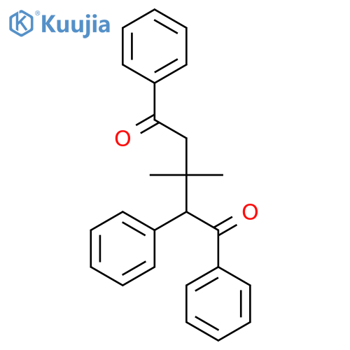 1,5-PENTANEDIONE, 3,3-DIMETHYL-1,2,5-TRIPHENYL- structure