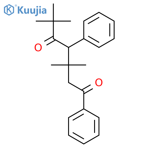 1,5-HEPTANEDIONE, 3,3,6,6-TETRAMETHYL-1,4-DIPHENYL- structure