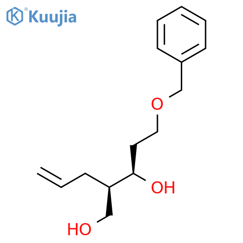 D-threo-Pentitol, 2,4-dideoxy-1-O-(phenylmethyl)-4-(2-propenyl)- structure