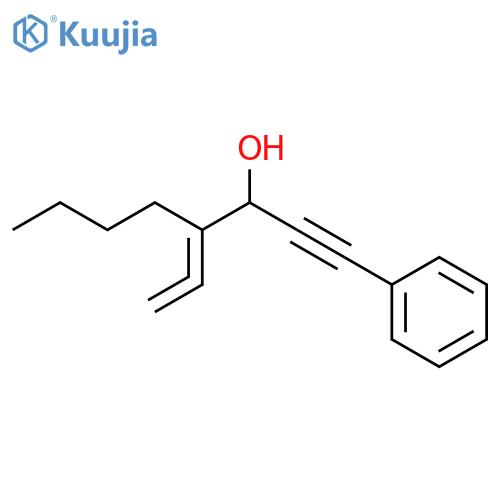 1-Octyn-3-ol, 4-ethenylidene-1-phenyl-, (3R)- structure