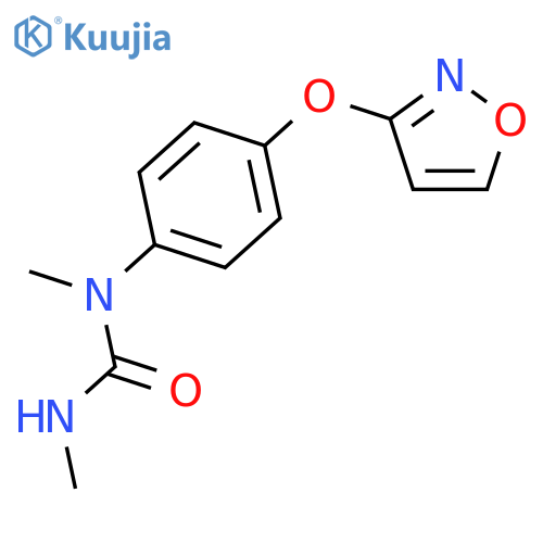 Urea, N-[4-(3-isoxazolyloxy)phenyl]-N,N'-dimethyl- structure