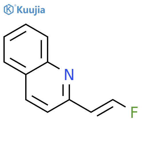 Quinoline, 2-(2-fluoroethenyl)- structure