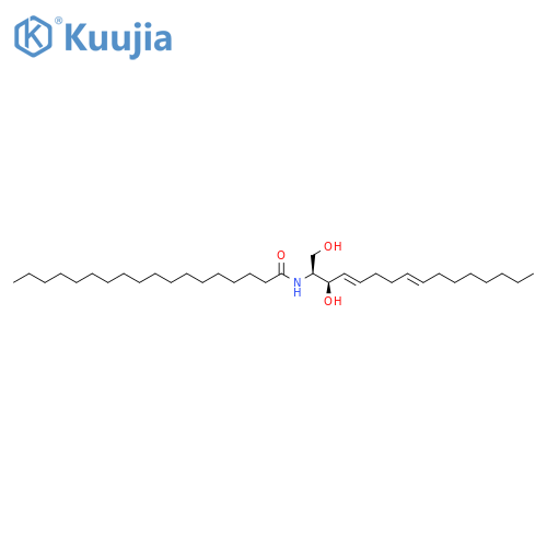 Octadecanamide,N-[(1S,2R,3E,7E)-2-hydroxy-1-(hydroxymethyl)-3,7-pentadecadienyl]- structure