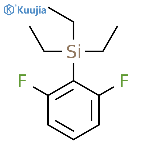 Silane, (2,6-difluorophenyl)triethyl- structure