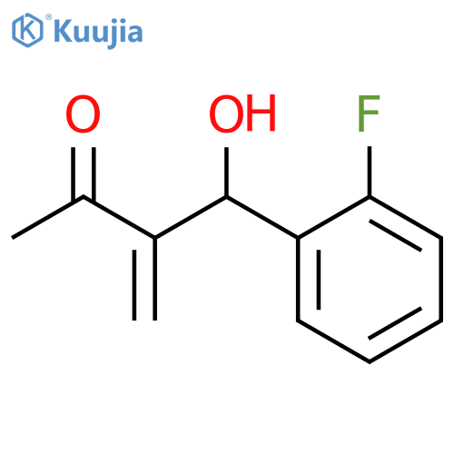 3-Buten-2-one, 3-[(2-fluorophenyl)hydroxymethyl]- structure
