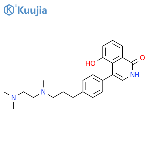 1(2H)-Isoquinolinone,4-[4-[3-[[2-(dimethylamino)ethyl]methylamino]propyl]phenyl]-5-hydroxy- structure