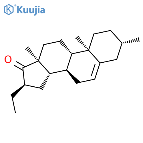 Androst-5-en-17-one, 16-ethyl-3-methyl-, (3b,16a)- structure