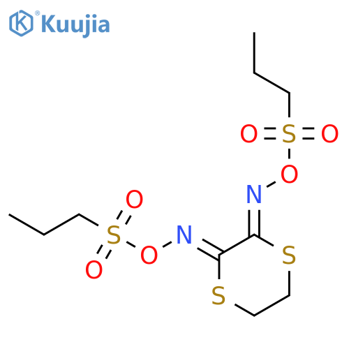 1,4-Dithiane-2,3-dione, bis[O-(propylsulfonyl)oxime] structure