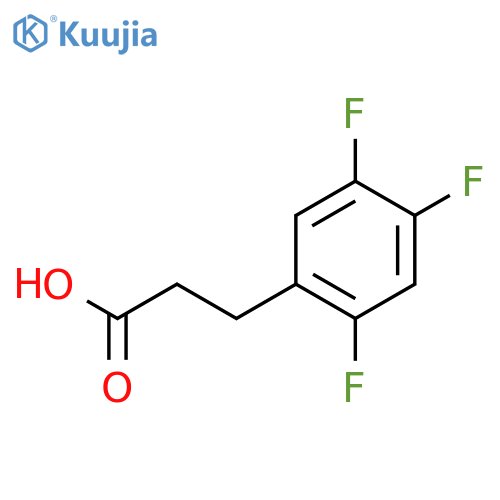 3-(2,4,5-Trifluorophenyl)propanoic acid structure