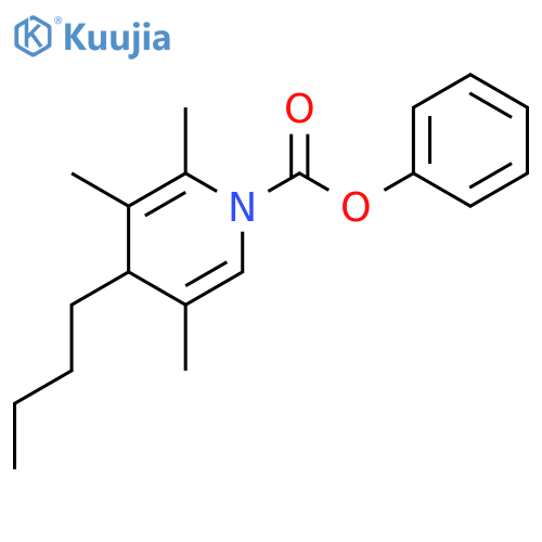 1(4H)-Pyridinecarboxylic acid, 4-butyl-2,3,5-trimethyl-, phenyl ester structure