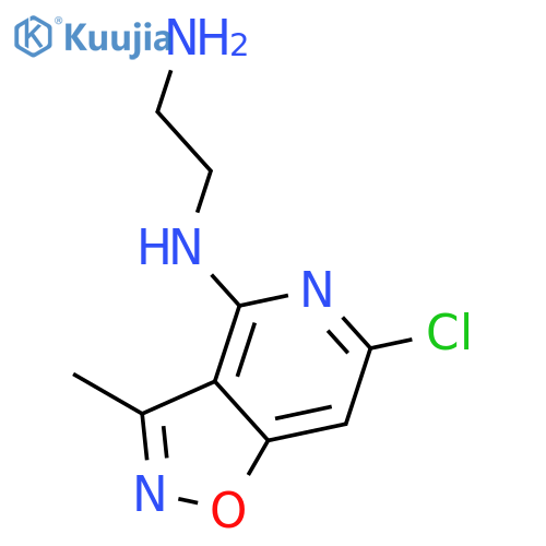 1,2-ETHANEDIAMINE, N-(6-CHLORO-3-METHYLISOXAZOLO[4,5-C]PYRIDIN-4-YL)- structure