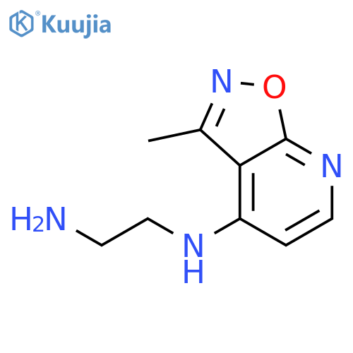 1,2-ETHANEDIAMINE, N-(3-METHYLISOXAZOLO[5,4-B]PYRIDIN-4-YL)- structure