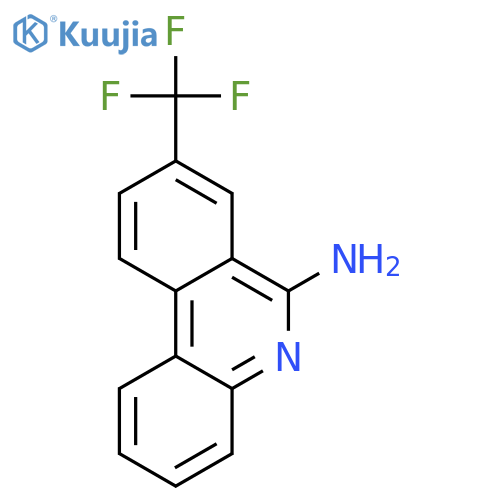 6-Phenanthridinamine, 8-(trifluoromethyl)- structure