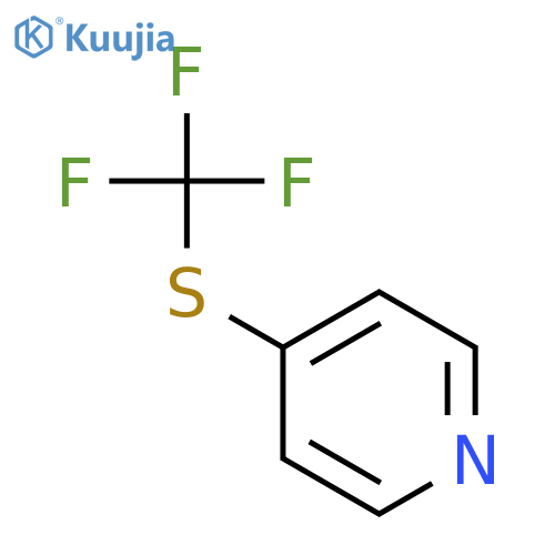 Pyridine, 4-[(trifluoromethyl)thio]- structure