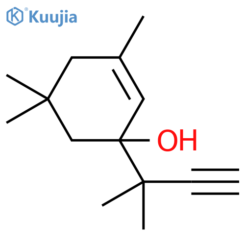 2-Cyclohexen-1-ol, 1-(1,1-dimethyl-2-propynyl)-3,5,5-trimethyl- structure