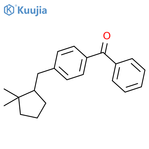 METHANONE, [4-[(2,2-DIMETHYLCYCLOPENTYL)METHYL]PHENYL]PHENYL- structure