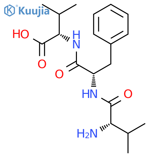 L-Valine, N-(N-L-valyl-L-phenylalanyl)- structure