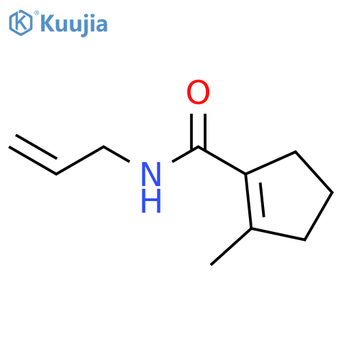 1-Cyclopentene-1-carboxamide, 2-methyl-N-2-propenyl- structure