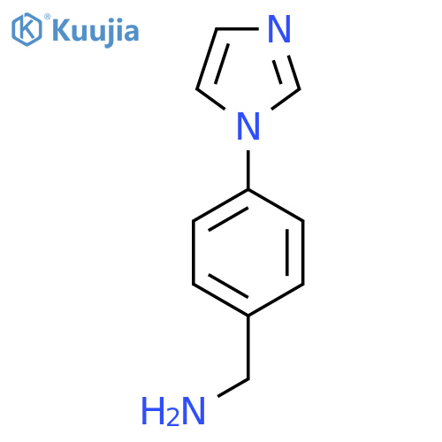 1-4-(1H-Imidazol-1-yl)phenylmethanamine structure