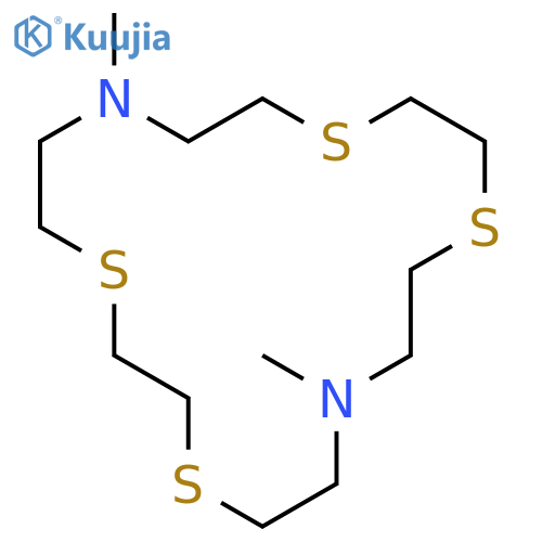 1,4,10,13-Tetrathia-7,16-diazacyclooctadecane, 7,16-dimethyl- structure